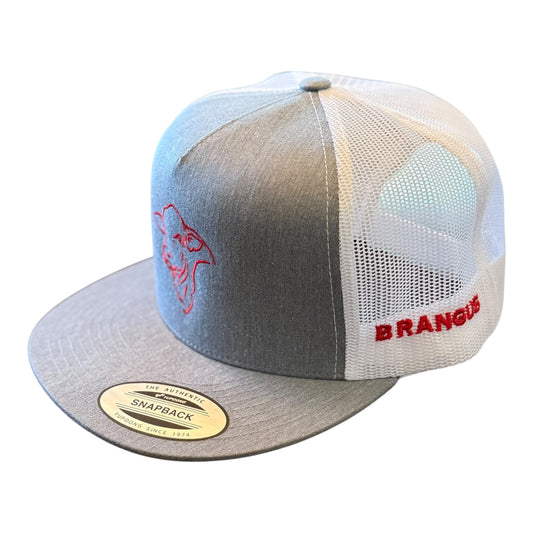 Embroidered Brangus hat - 5 Panel