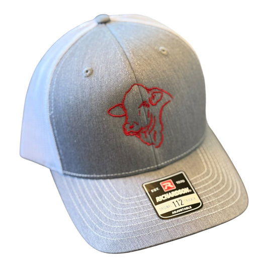 Embroidered Brangus hat - 6 Panel