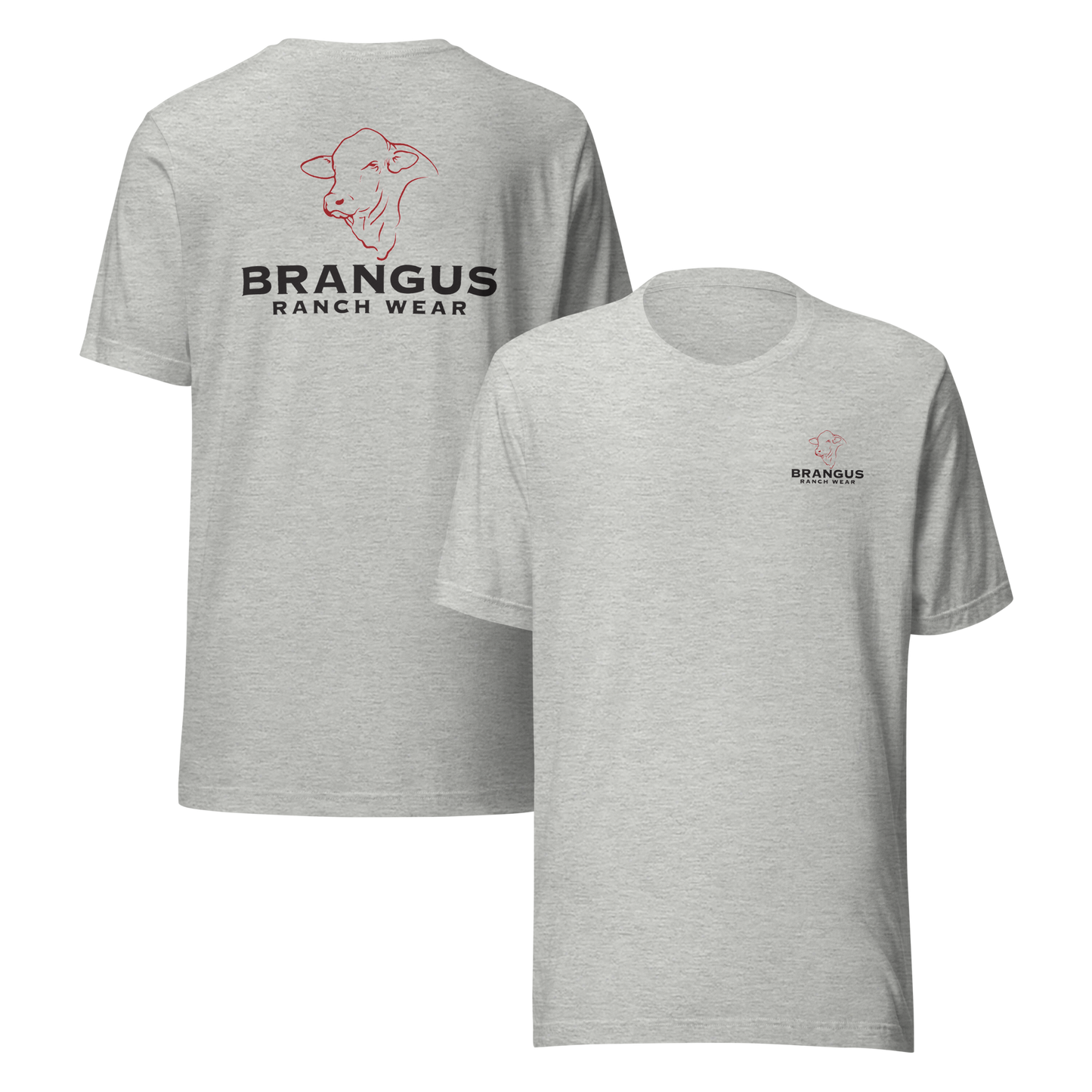 Brangus Ranch Wear Classic Logo Tee - Gray